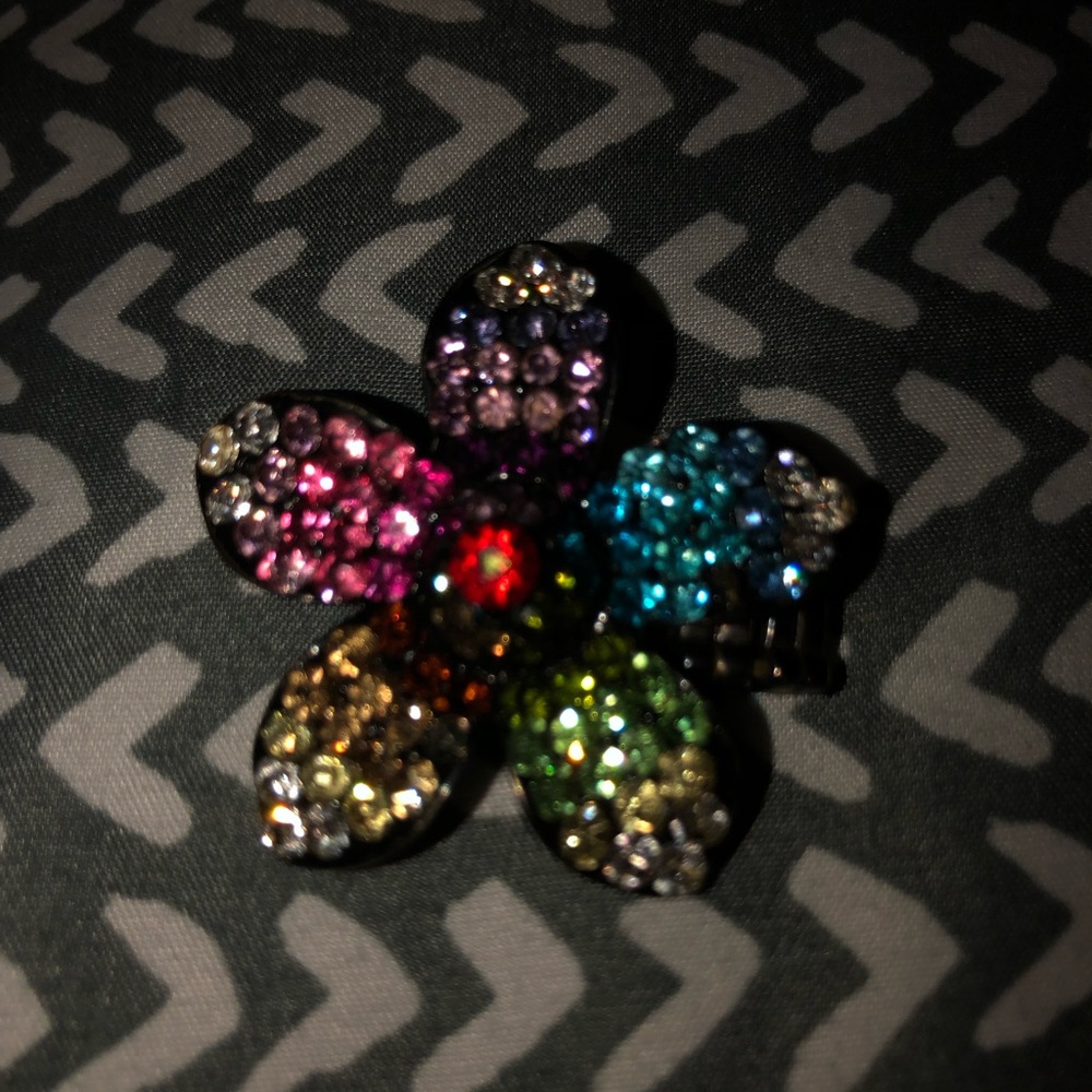 Multicolored Flower Ring - Picture 2 of 3